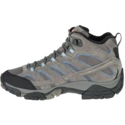 MERRELL Women's Moab 2 Mid Waterproof Hiking Boots, Granite -Sorel Shop 2024319 003 alt4