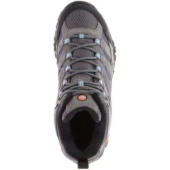 MERRELL Women's Moab 2 Mid Waterproof Hiking Boots, Granite -Sorel Shop 2024319 003 alt7