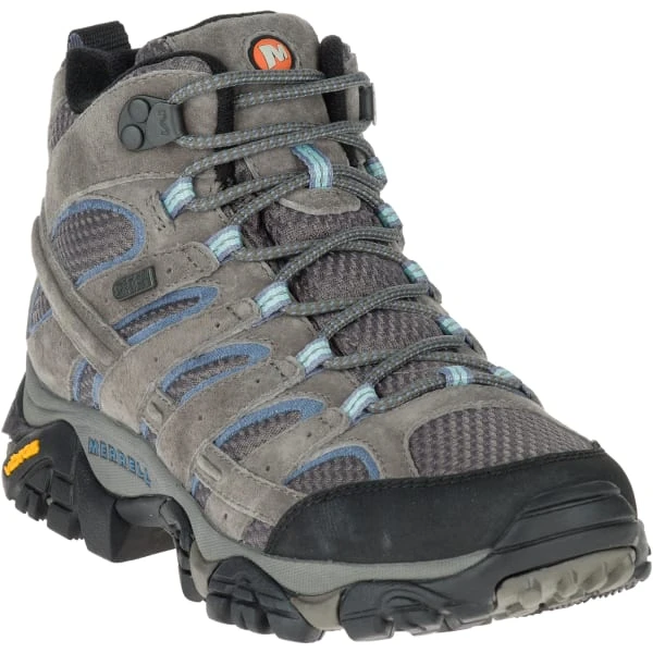 MERRELL Women's Moab 2 Mid Waterproof Hiking Boots, Granite , Wide 6 MERRELL Women's Moab 2 Mid Waterproof Hiking Boots, Granite , Wide - Image 4