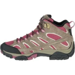 MERRELL Women's Moab 2 Mid Waterproof Hiking Boots, Boulder/ Blush 13 MERRELL Women's Moab 2 Mid Waterproof Hiking Boots, Boulder/ Blush -Sorel Shop 2033039 201 alt4