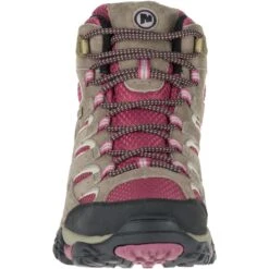 MERRELL Women's Moab 2 Mid Waterproof Hiking Boots, Boulder/ Blush 14 MERRELL Women's Moab 2 Mid Waterproof Hiking Boots, Boulder/ Blush -Sorel Shop 2033039 201 alt5