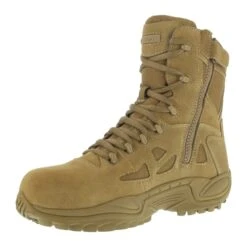 REEBOK WORK Women's Rapid Response Composite Toe Work Boots, Coyote, Wide -Sorel Shop 2033605 201 alt1