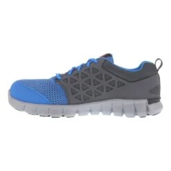 REEBOK WORK Women's Sublite Cushion Work Alloy Toe Work Shoes, Blue/ Grey -Sorel Shop 2033645 408 alt2