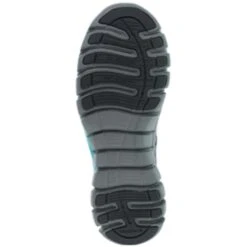 REEBOK WORK Women's Sublite Cushion Work Alloy Toe Athletic Oxford Sneakers, Grey/Turquoise -Sorel Shop 2047776 004 alt1