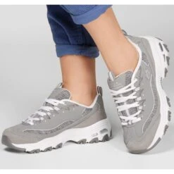 SKECHERS Women's D'lites Memory Foam Trainers 13 SKECHERS Women's D'lites Memory Foam Trainers -Sorel Shop 2061294 004 alt5