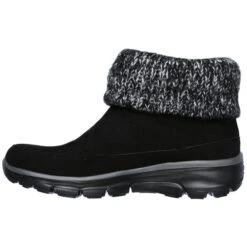 SKECHERS Women's Easy Going Heighten Fold Over Knit Collar Bootie -Sorel Shop 2061762 001 alt2