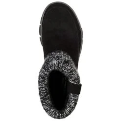 SKECHERS Women's Easy Going Heighten Fold Over Knit Collar Bootie -Sorel Shop 2061762 001 alt4