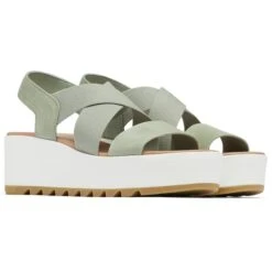 SOREL Women's Cameron Flatform Wedge Slingback Sandals 12 SOREL Women's Cameron Flatform Wedge Slingback Sandals -Sorel Shop 2085928 006 alt2