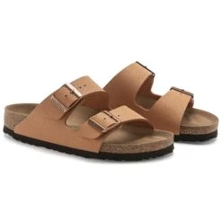 BIRKENSTOCK Women's Arizona Vegan Birkibuc Sandal, Narrow -Sorel Shop 2085989 205 alt2